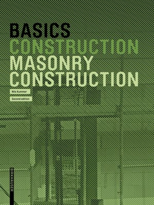 cover image of Basics Masonry Construction